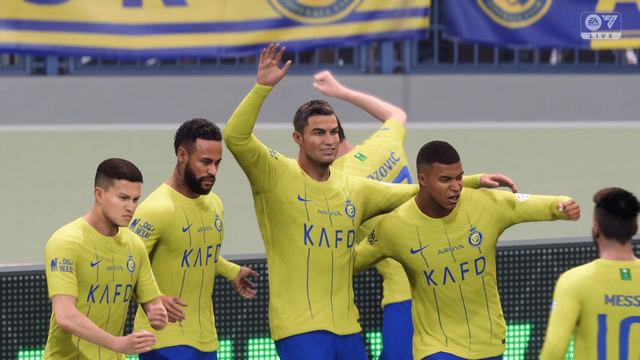 FIFA 24 - What Happen If Ronaldo Messi Neymar And Mbappe Play Together On Al Nassr