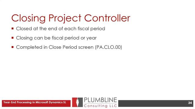 Dynamics SL 2020 Year End Updates Webinar