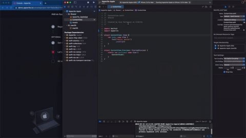 Appwrite Getting Started with Apple