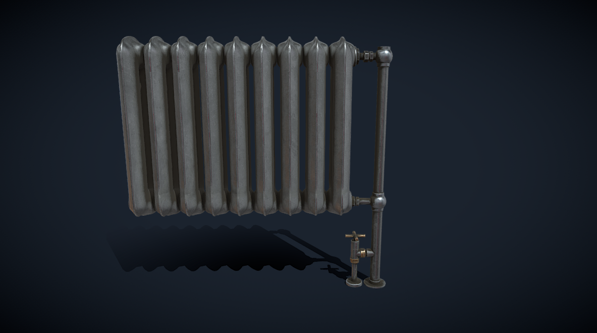 Radiator Metal в 3D от Mehdi Shahsavan