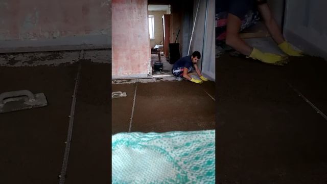 Стяжка керамзитом