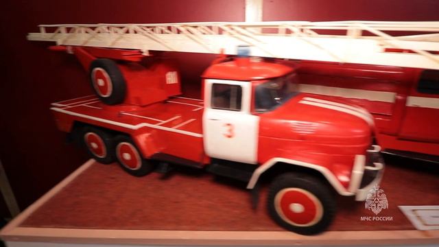 Курганские лицеисты посетили музей Центра противопожарной пропаганды Главного управления