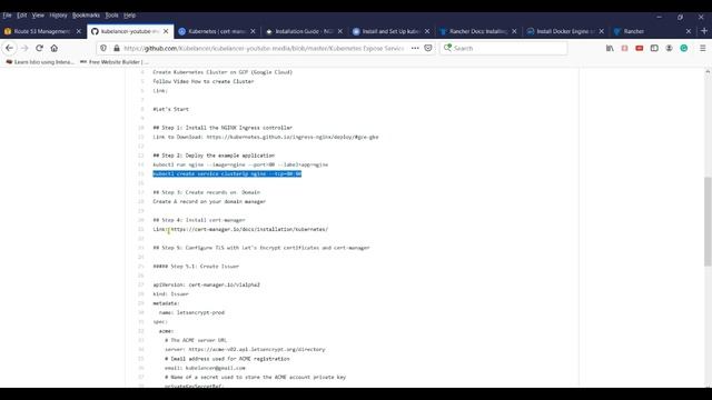 Kubernetes Expose Service as TLS using Nginx Ingress and Cert Manager
