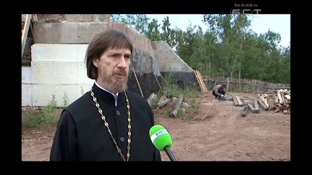 Как новый символ  В Братске строится православный Храм Богоявления