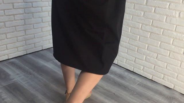 Черная длинная юбка Nadya | Показ женской одежды от интернет-магазина "NADYA"