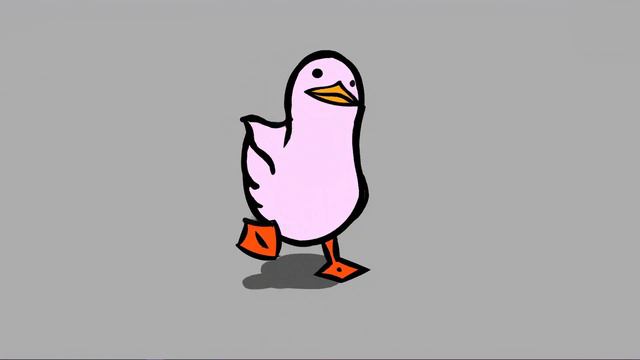 Розовый Утёнок Минимализм | Cute and Funny Pink Duck - Живые Обои