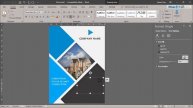 Business Report Cover Page Design Template in MS Word #2 + Free DOCX