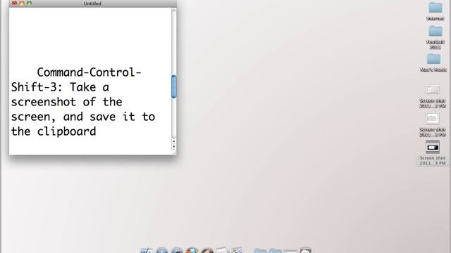 How To Quickly Take Screenshot On A Mac (HD)