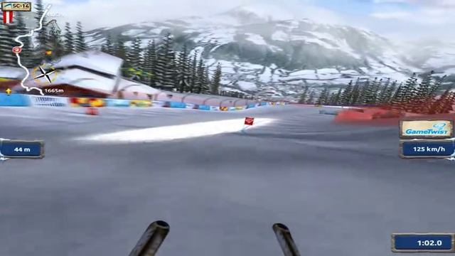 ski kitzbuhel race track streif 2014