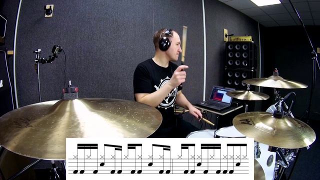 Evanescense "Bring Me To Life" (Drum tutorial/Lesson/Разбор)