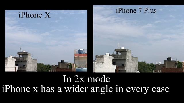 iPhone 7 Plus vs  iPhone X -  Camera Comparison