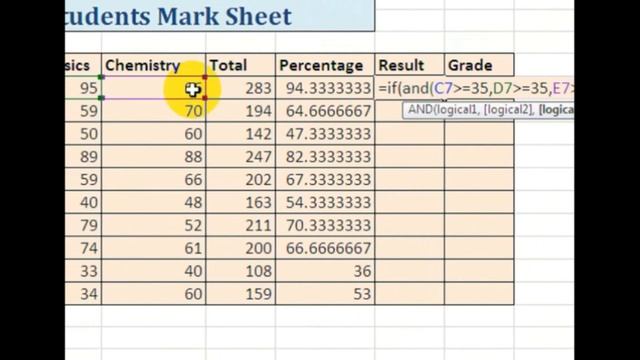 How To Make Students Mark Sheet Or Report Card? स्टूडेंट मार्क शीट ! ( Microsoft Excel )