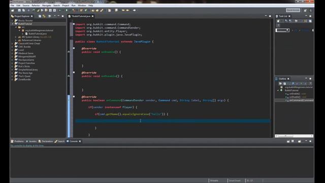 Programming Bukkit Plugins Easily! - 1  Commands and plugin.yml!