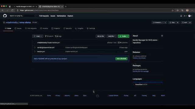 GitHub Integration - Nerdio Manager for Enterprise (AVD Demo of the Day)