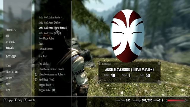 Skyrim: Naruto Jutsu Mod Full Part 2.