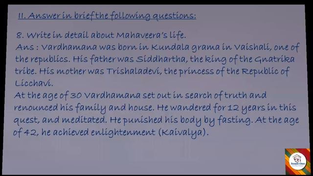 #Kseeb#class8 History#Jainism and Buddhism#question answers#Revisedsyllabus2022#Social#Scorpio clas