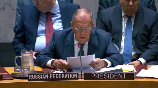 Выступление С.Лаврова в ходе заседания Совета Безопасности ООН- Нью-Йорк- 16 июля 2024 года
