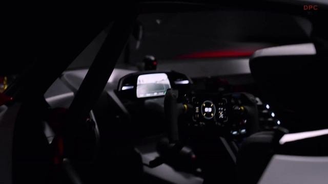 Porsche Yoke Steering Wheel in Mission R Interior