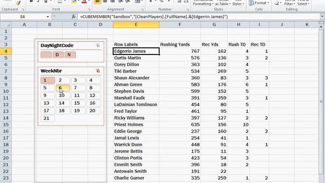 Converting a PowePivot Report to Cube Formulas