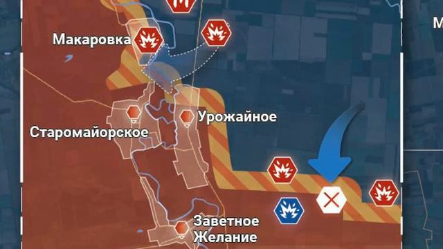 Обстановка на Запорожском фронте (Времьевский участок) 19 июня 10:00 (карта)