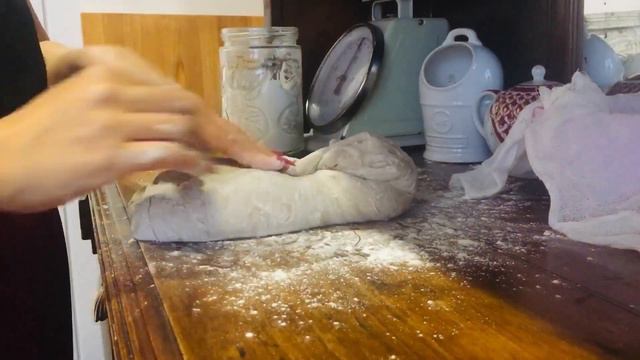 Черёмуховый хлеб на закваске