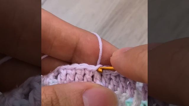 Невидимый столбик подъема для вязания по кругу (Invisible single crochet for round crocheting)