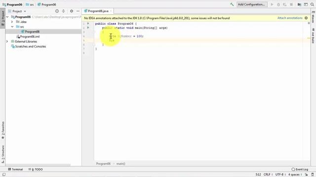 Use of byte data type
