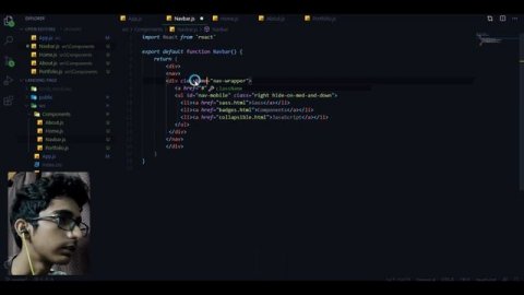 (SESSION 1) Building A Business Portfolio (Landing Page) With React JS - Coding Session - Episode 1