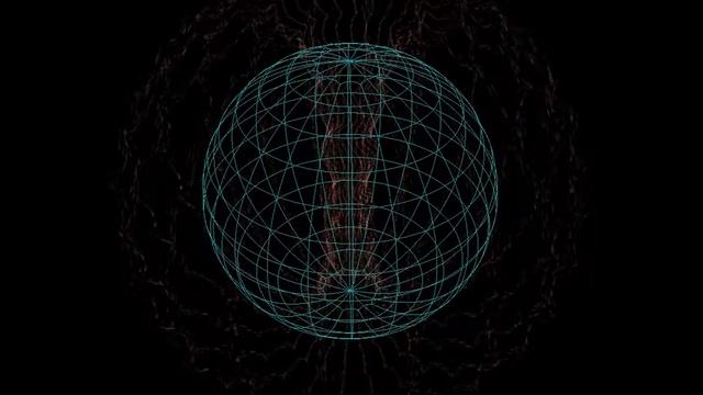 эфир - свободная энергия 3D phisical simulation - persp wf1