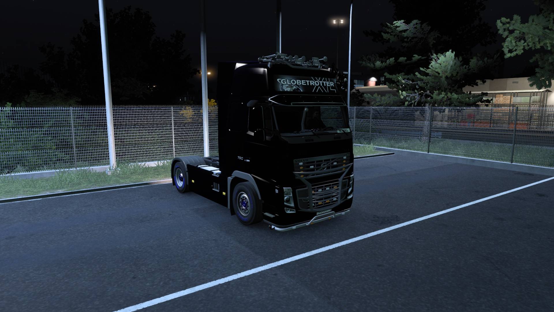 Euro Truck Simulator 2 (тест двигателя 220 км\ч)