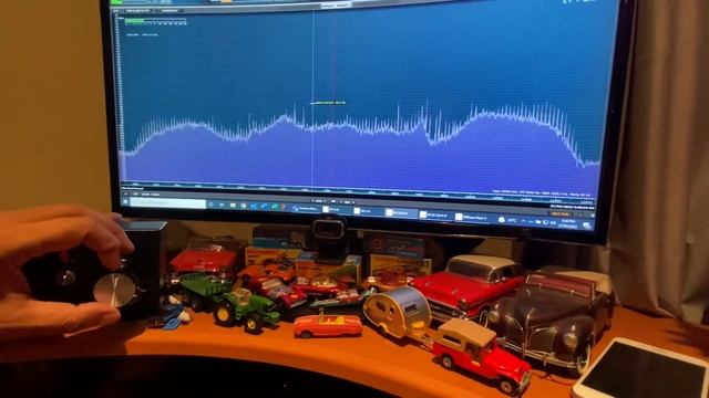 SDR with magnetic loop and stepper motor controller 40m