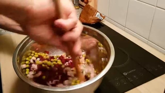 Beet salad - Vinegret with herring