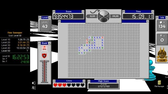 Fine Sweeper Levels 1-50 In 32:43