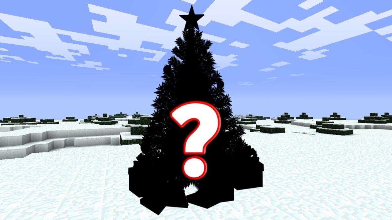 Building a Christmas tree in minecraft