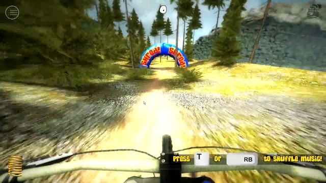 Let's play Shred! Downhill Mountain Biking (Steam gameplay footage)