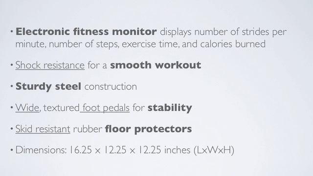 Stamina InStride Pro Electronic Stepper - Great Workout Companion for Small Space