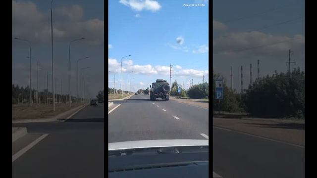 В Татарстане военные машины.