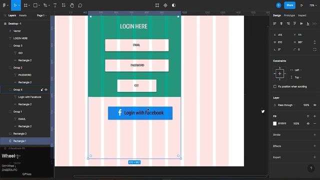 How to Make Login Page in Figma | Web Design In Figma  | Login Page Design Tutorial 2022
