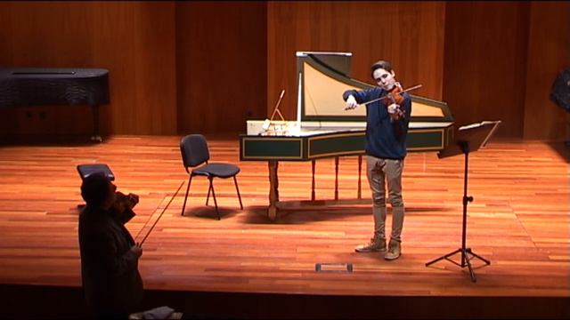 Marco Rizzi Masterclass - Violin - Bach: Partita BWV 1002 - Courante