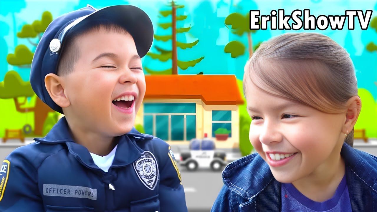 Глеб играет в Полицию 1 / Erik Show Police #1