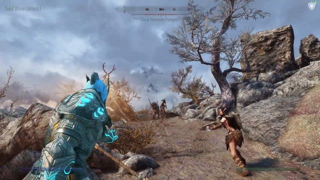 Skyrim SE Demi God Of Sea Modded Build Gameplay||
