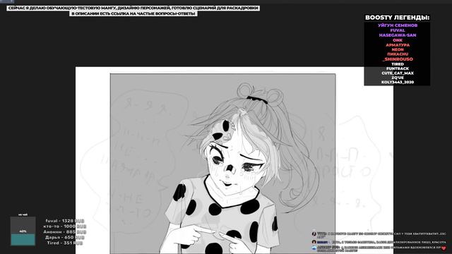 Учусь рисовать, ведь хочу нарисовать свою мангу - Yokiari