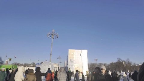 Фестиваль ледовых скульптур, январь 2024 года,  ВДНХ.