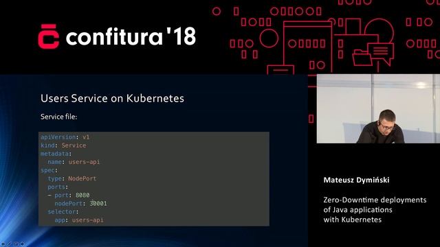 2018 - Mateusz Dymiński - Zero-Downtime deployments of Java applications with Kubernetes