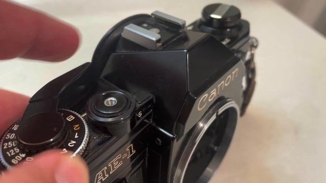 Canon AE-1 Program Black 35mm SLR Camera Body - Body Only!