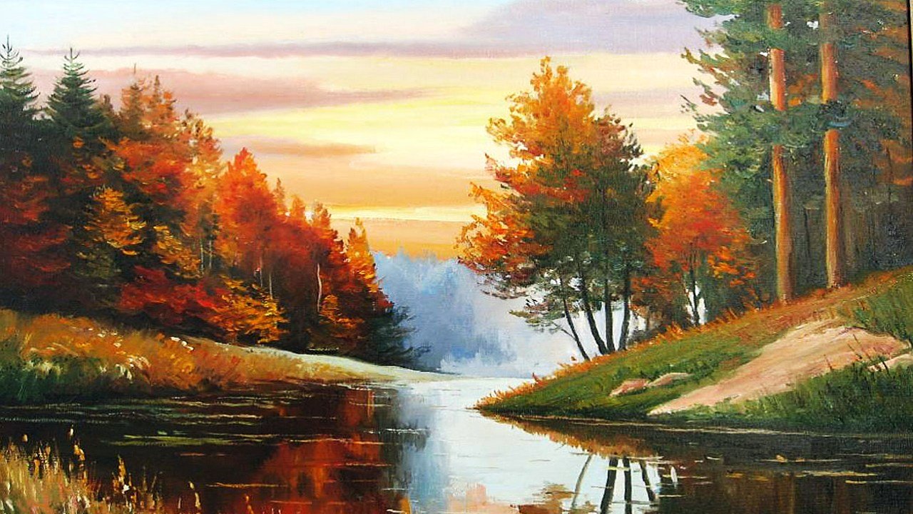 Осенние пейзажи художника Андрея Чернышева