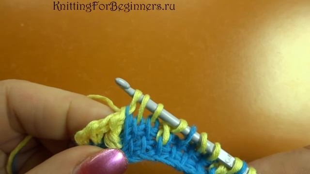 Гусиные лапки Узор крючком  Tunisian crochet pattern 58