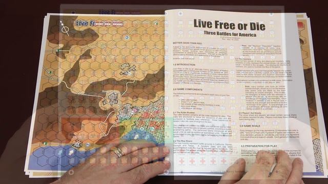 Live Free or Die: Three Battles for America from Microgame Design Group Preview