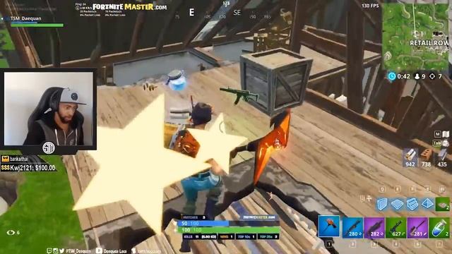 GIMMIE THEM TOES | DAEQUAN SNIPES ARE INSANE | HIGH KILL FUNNY GAME - (Fortnite Battle Royale)