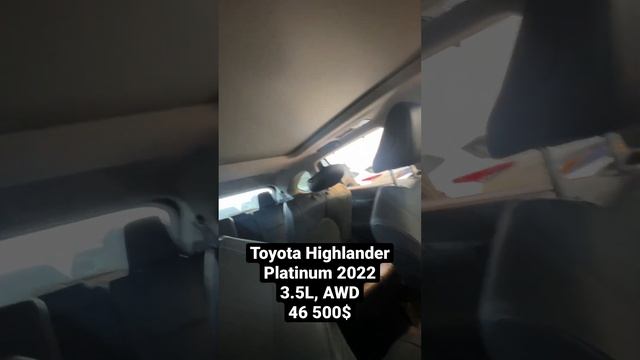 Toyota Highlander Platinum AWD 2021. Авто из Дубая ОАЭ. 46 500.